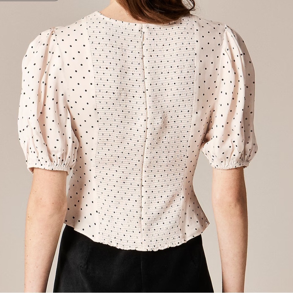 J crew Veranda shirt in dot print - Picture 4 of 5